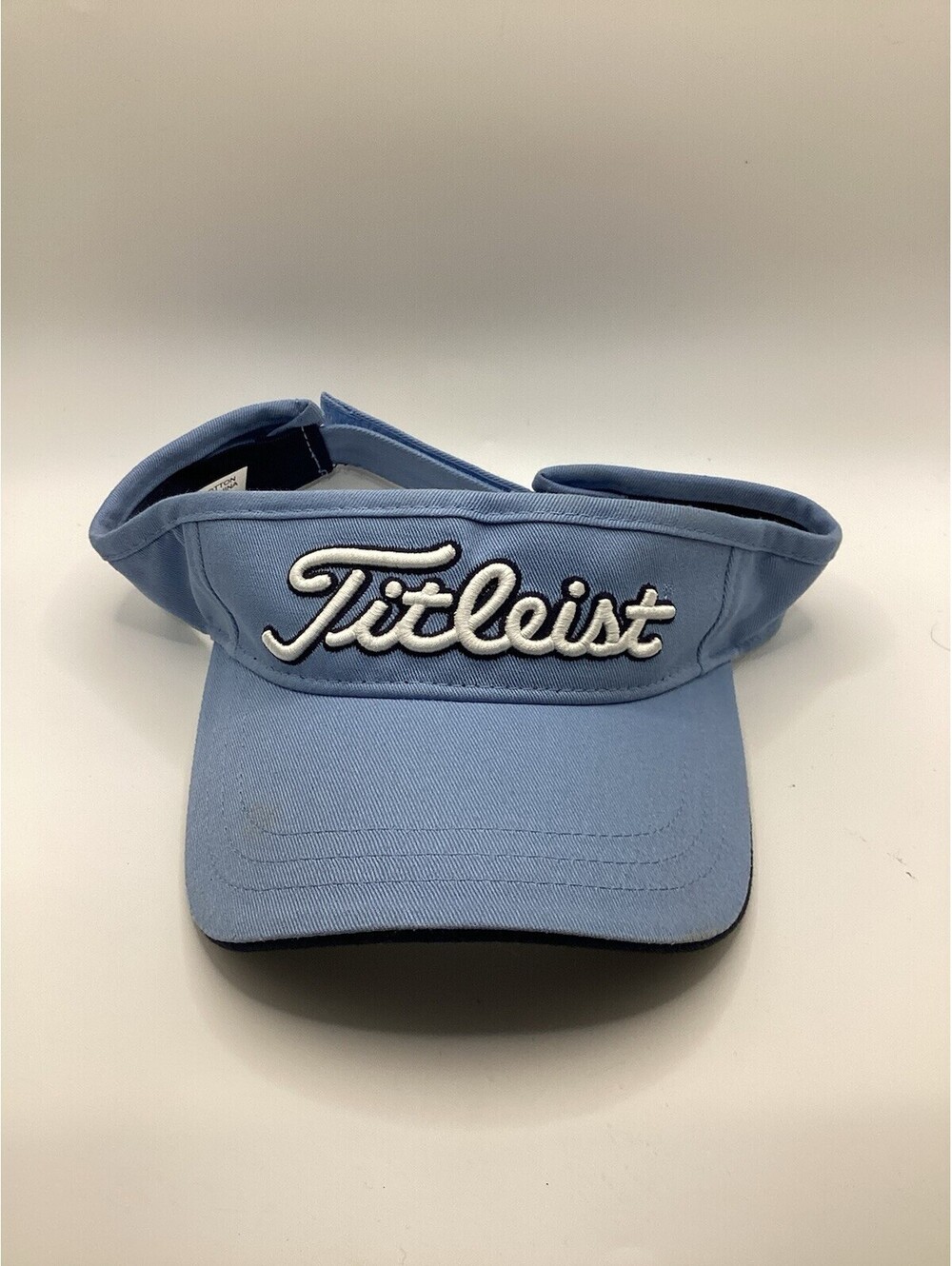 #1 Fitleist Golf Strapback Sun Visor Cap Blue One Size Adjustable Embroidered
